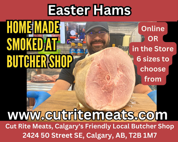 MERRY CHRISTMAS : Country Smoked Bone-In Ham (6 sizes)